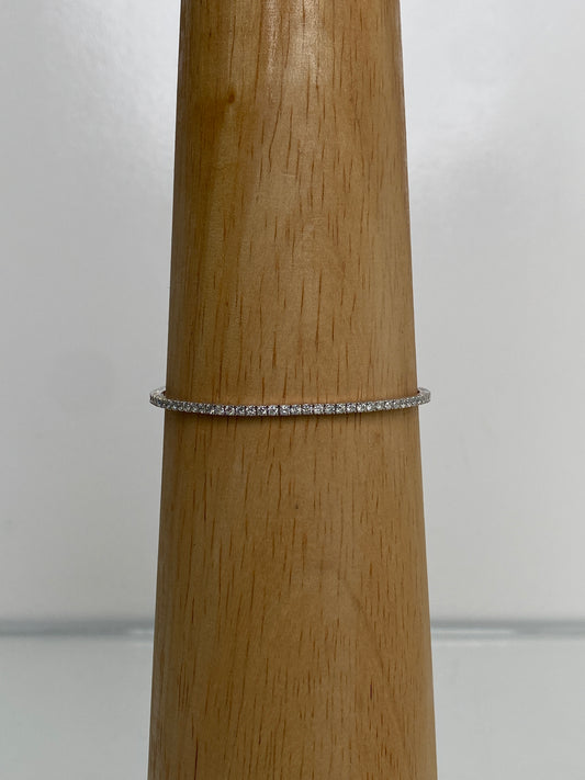 14KW 1.5ctw Dia Flex Bangle