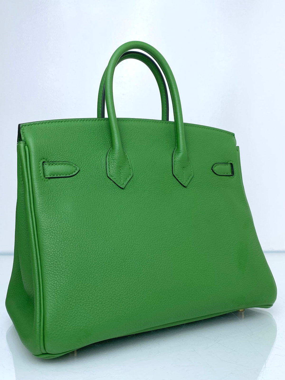 Hermes Birkin 25 Vert Yucca Togo GHW #B