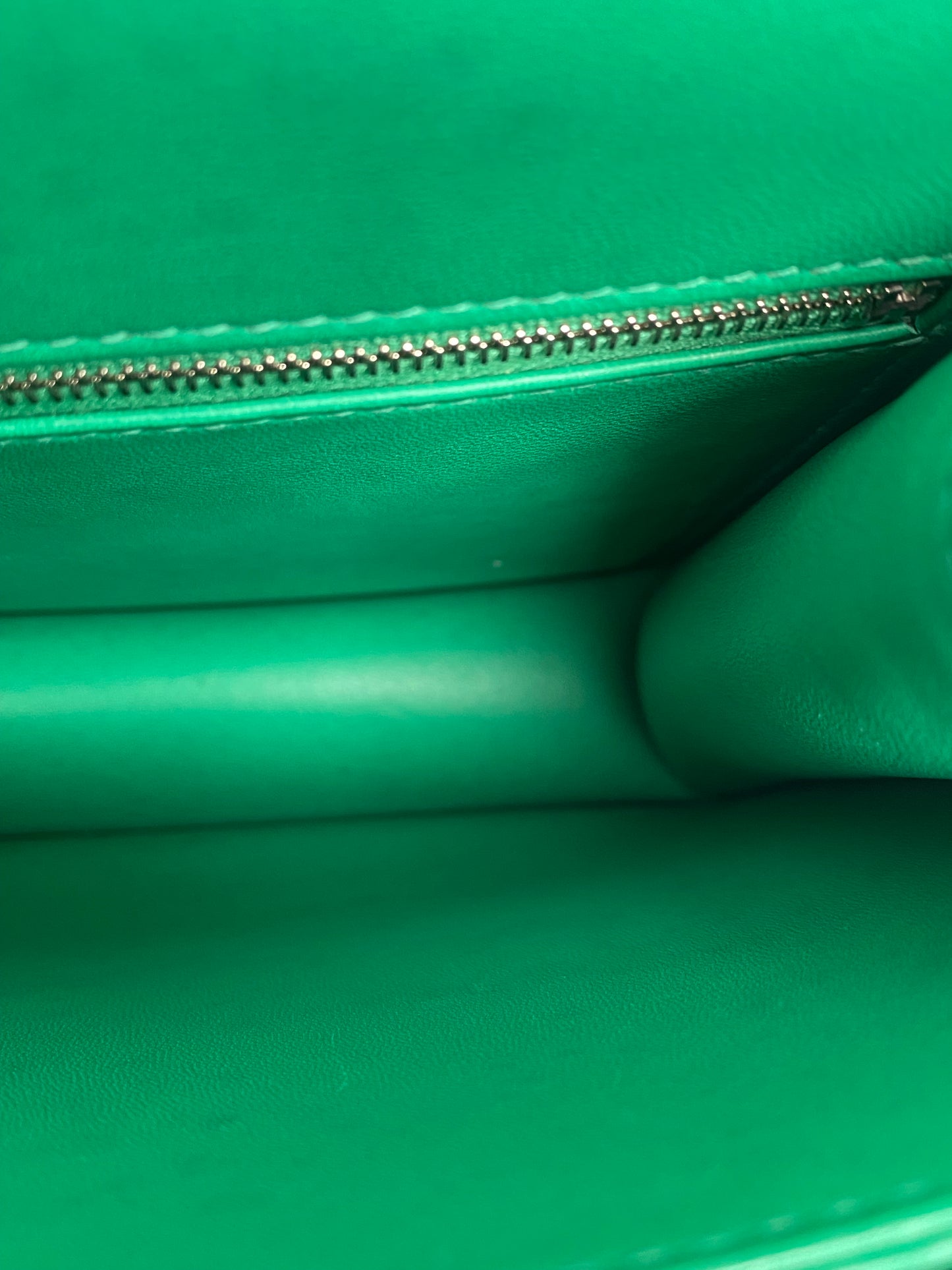 Hermes Constance 24 Bleu Paon Menthe Epsom PHW #A