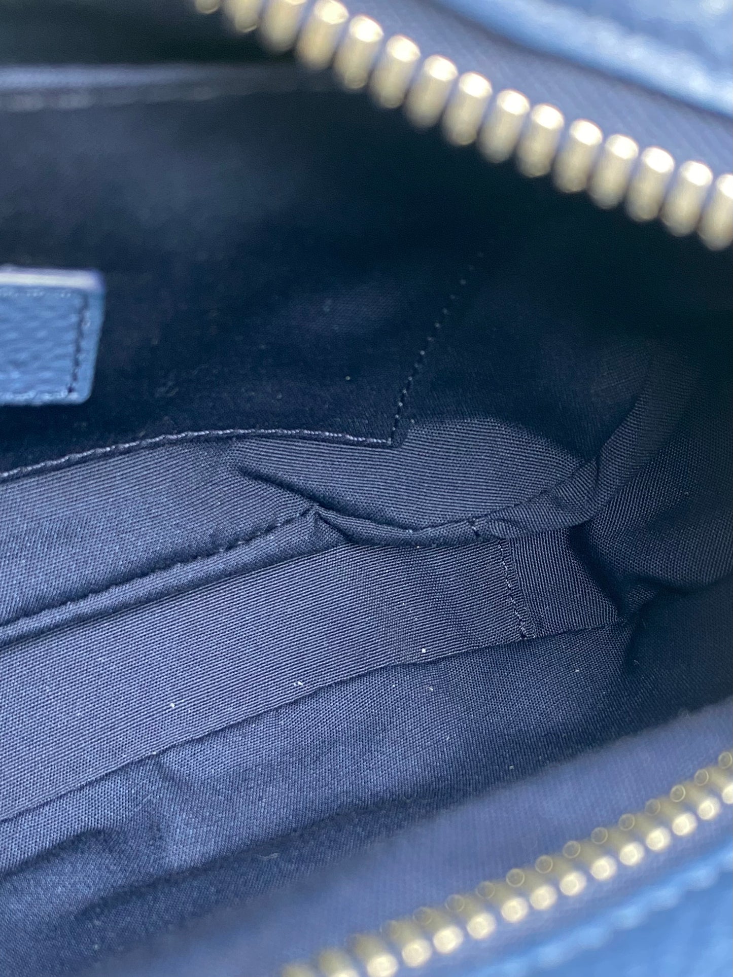 Dior Blue Oblique Kasuri Saddle Bag SHW