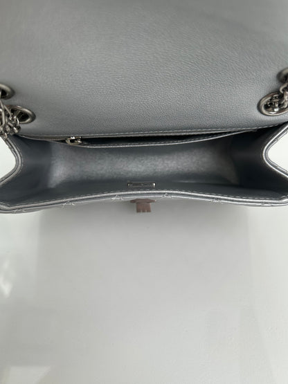 Chanel Silver Re-issue Small Flap Bag SHW