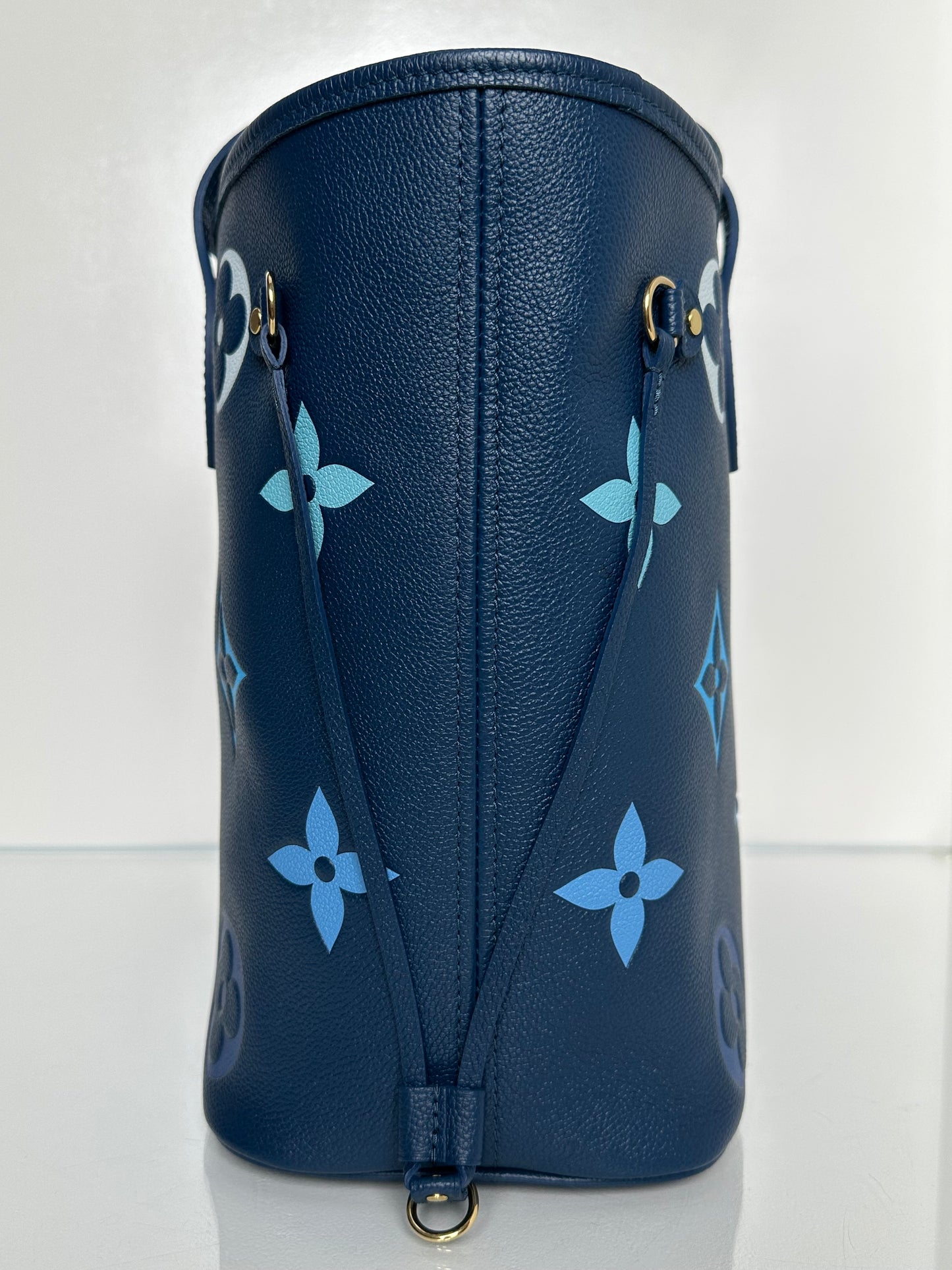 Louis Vuitton Blue Gradient Giant Monogram Escale Neverfull MM GHW