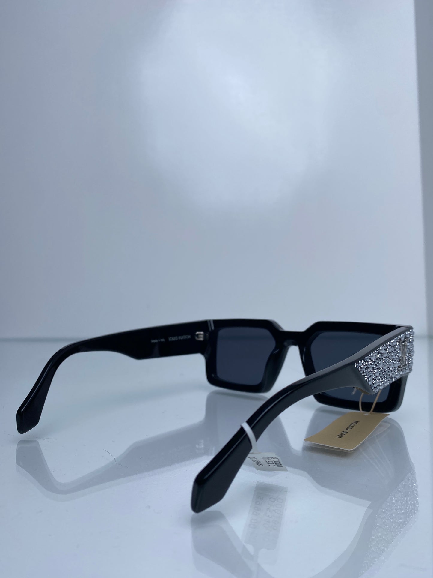 Louis Vuitton Pearl & Crystal Black Sunglasses