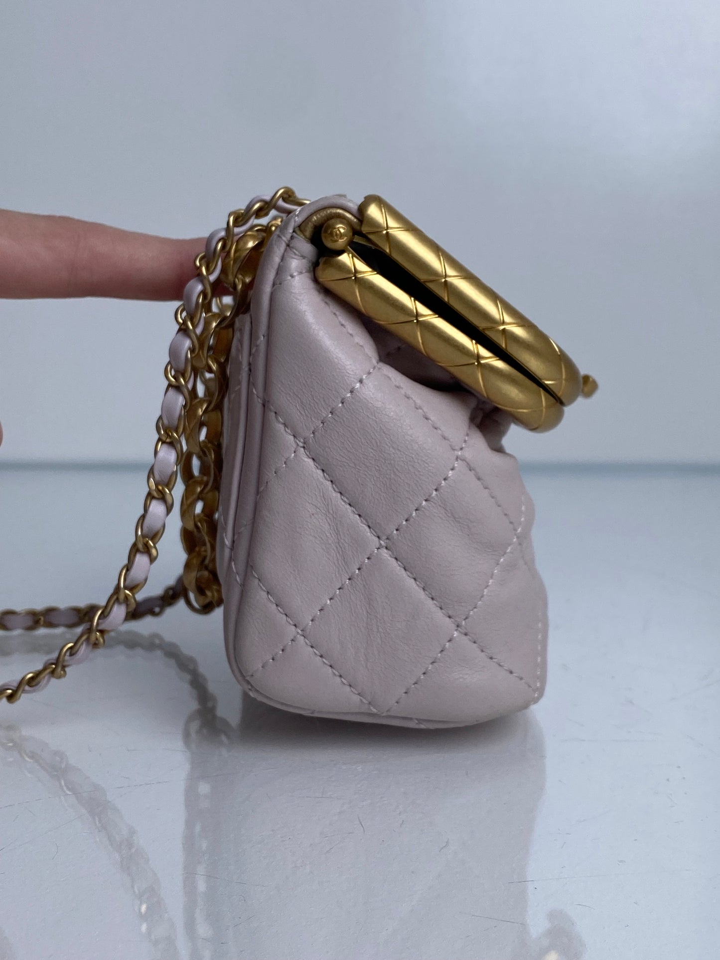 Chanel Lilac / Light Pink My Crush Mini Crossbody Bag GHW