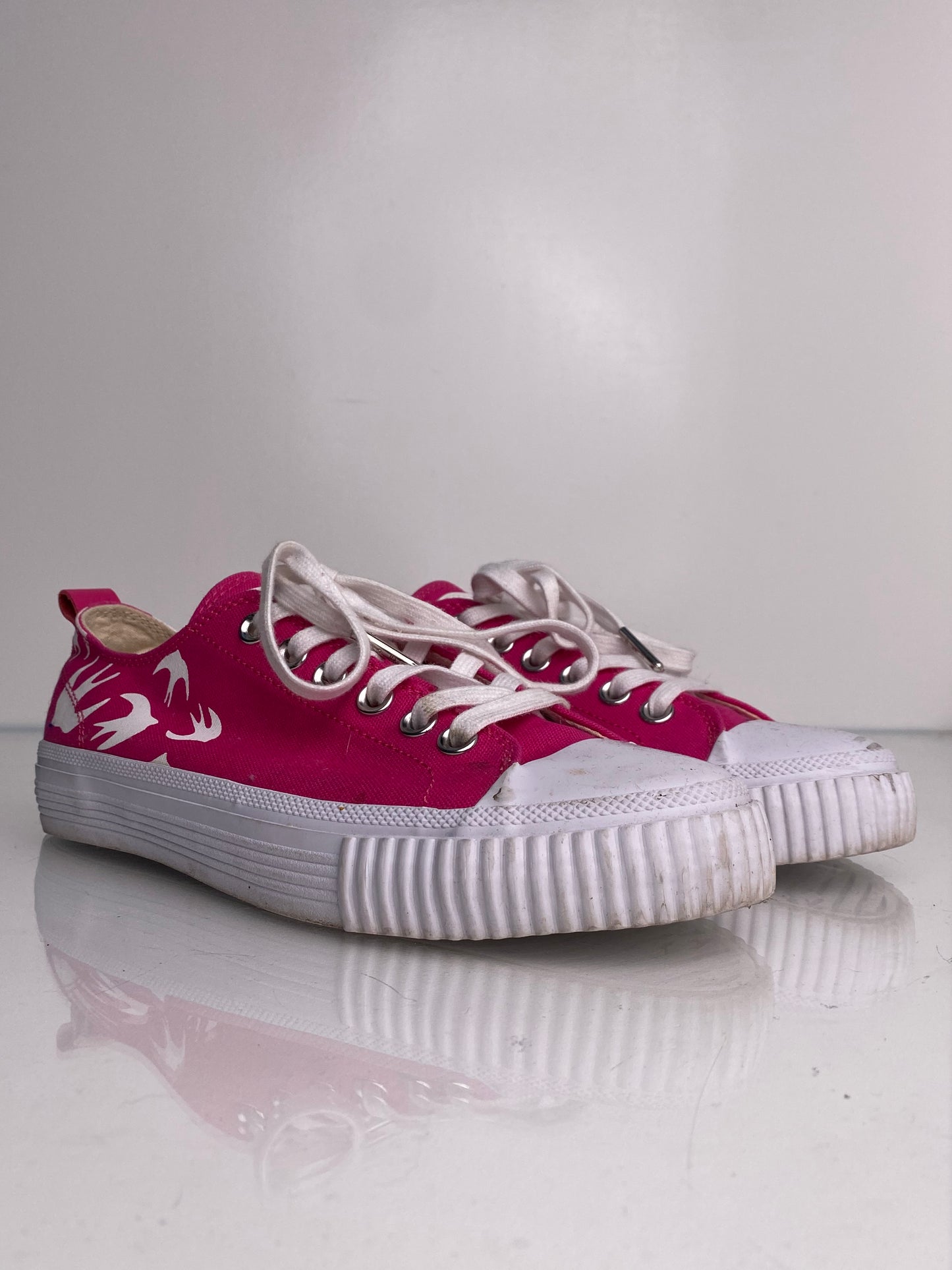 McQ Pink Bird Sneakers, 39