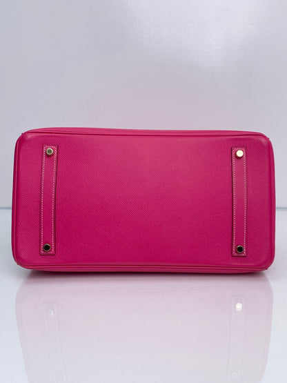 Hermes Birkin 35 Rose Tyrien Epsom GHW #Q