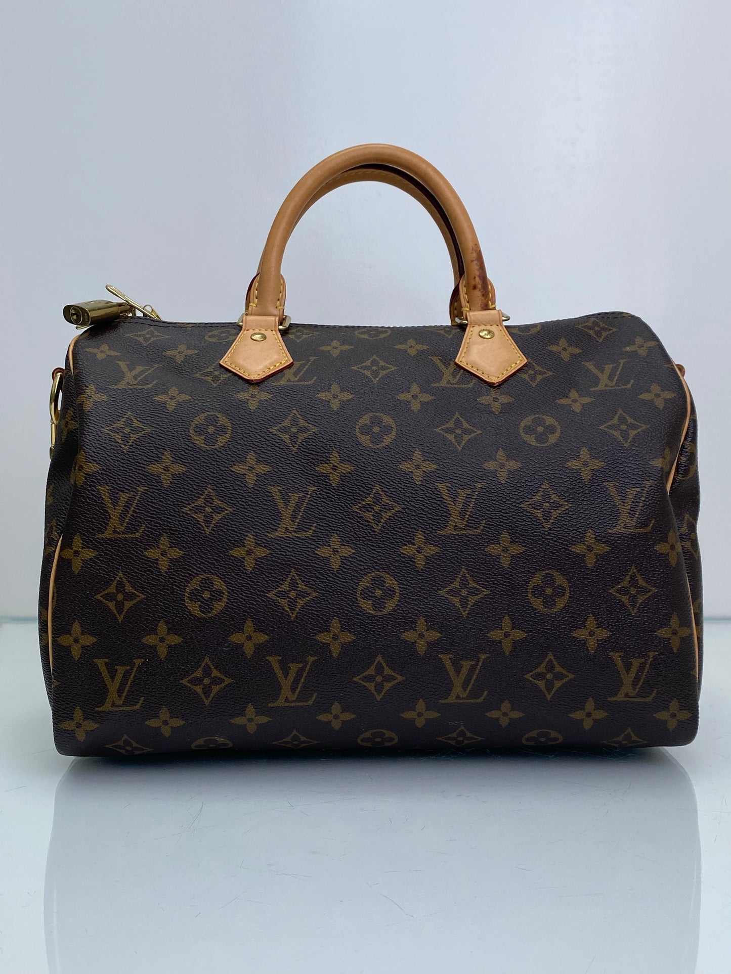 Louis Vuitton Monogram Speedy Bandoulière 30 Bag GHW