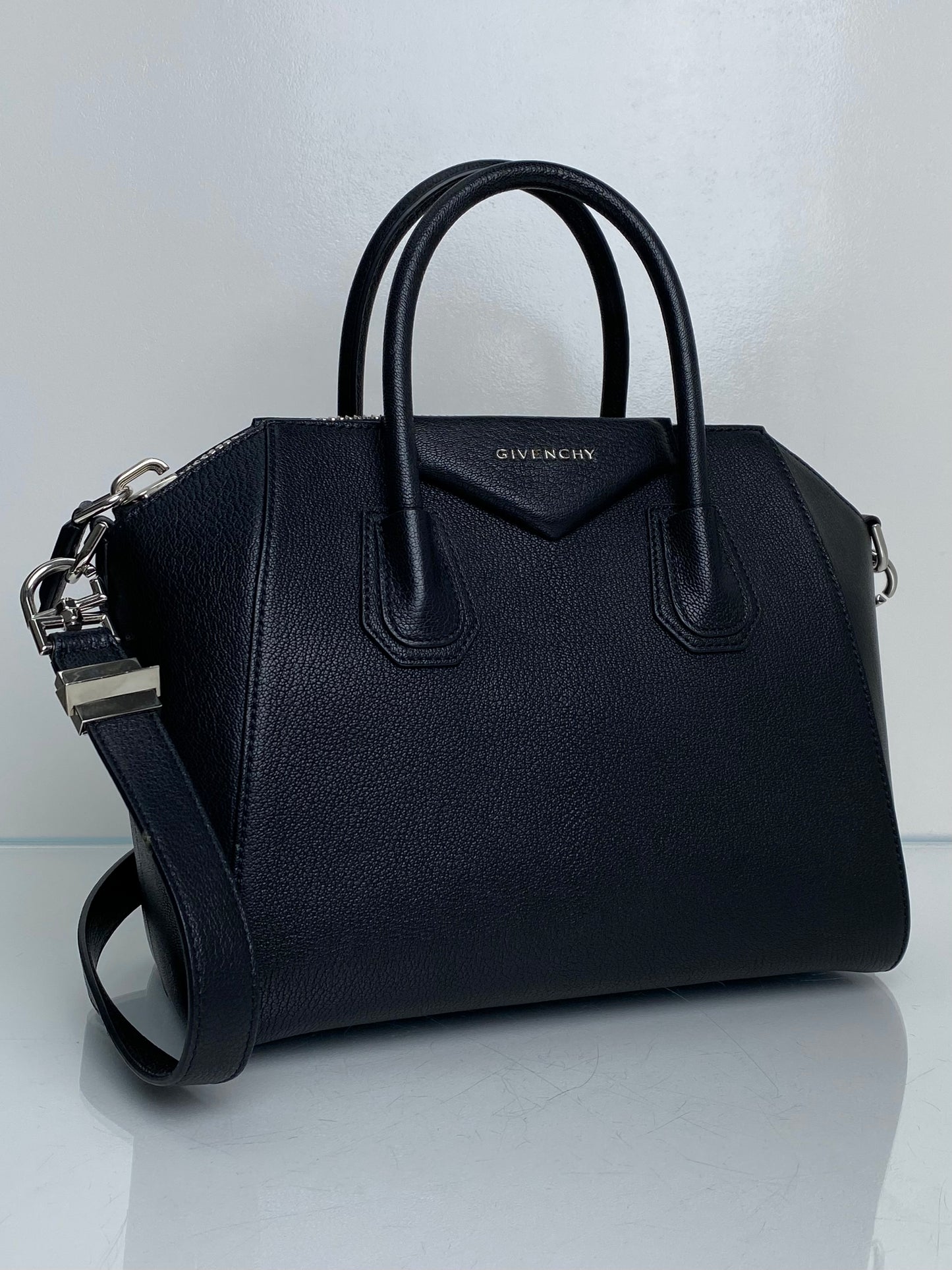 Givenchy Black Antigona Medium Bag SHW