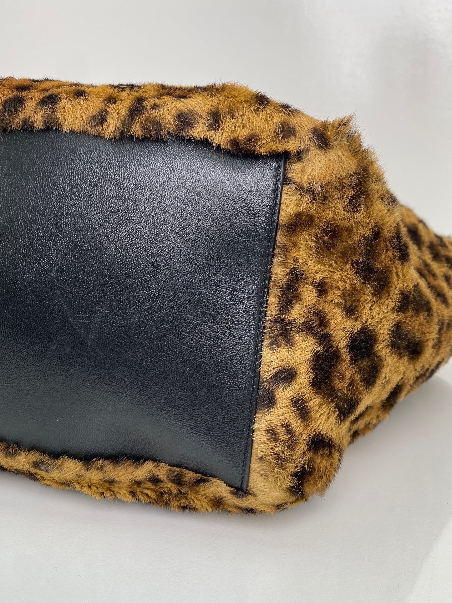 Saint Laurent Le 5 a 7 Bea Bag Pony Hair GHW