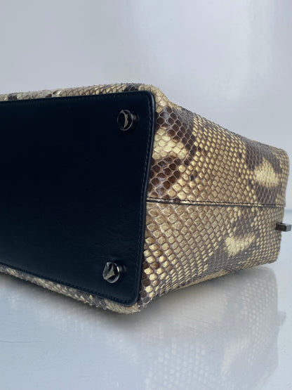 Tom Ford Black & Python Top Handle Bag RHW