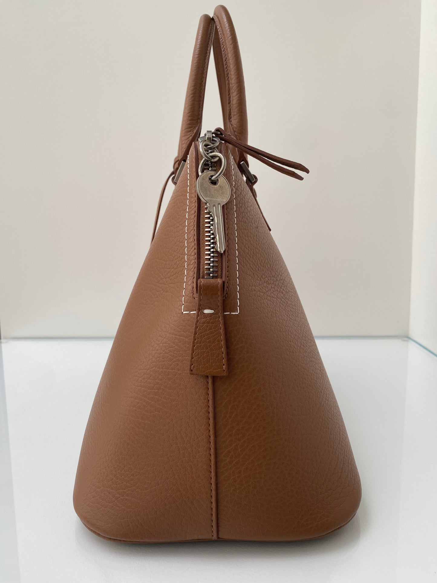 Maison Margiela Brown Zip Top Tote