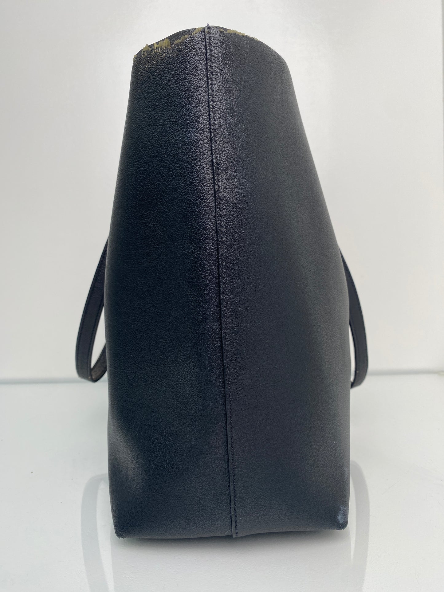 Saint Laurent Black Leather Shopper Tote (As Is)