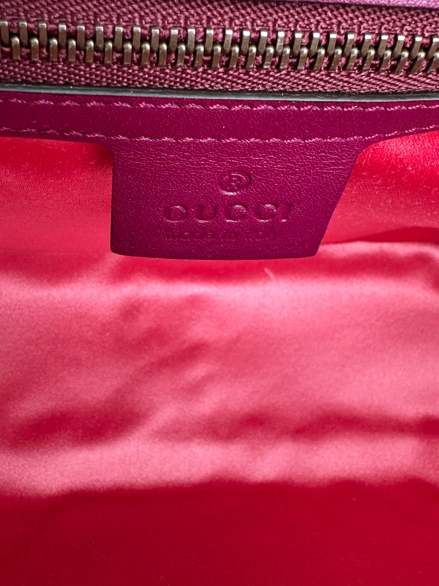 Gucci Purple Velvet Marmont Bag GHW