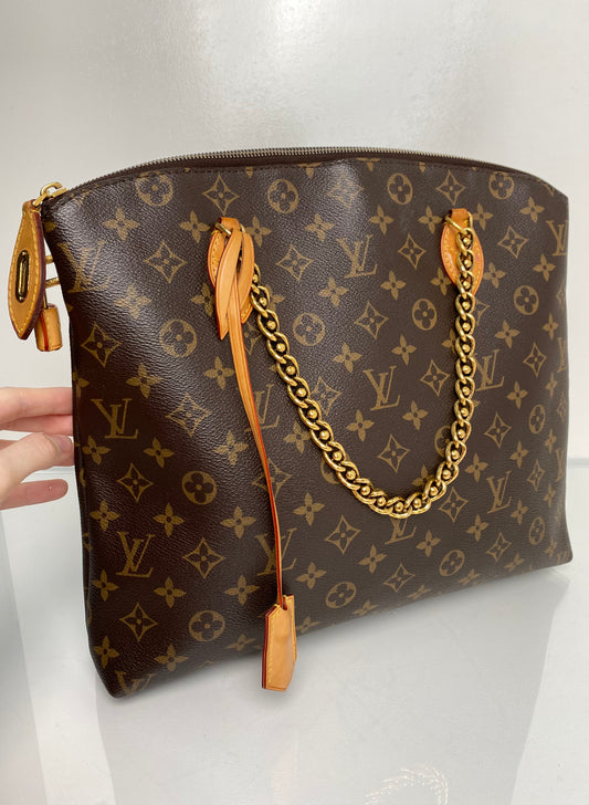 Louis Vuitton Monogram Canvas Lockit Chain Bag GHW