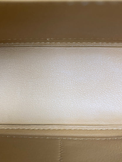 Hermes Geta Chèvre Gold Crossbody Bag PHW