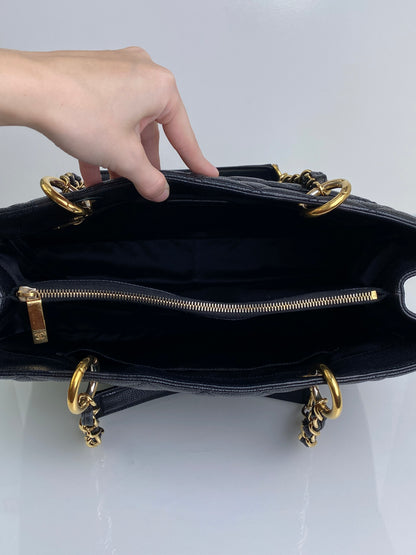 Chanel Black Caviar GST Bag GHW #17