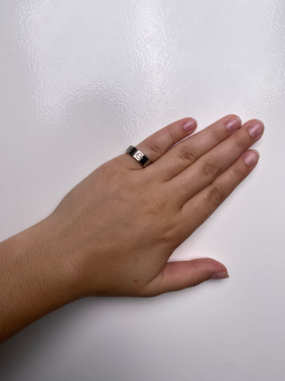 Cartier White Gold Love Ring, 4.5