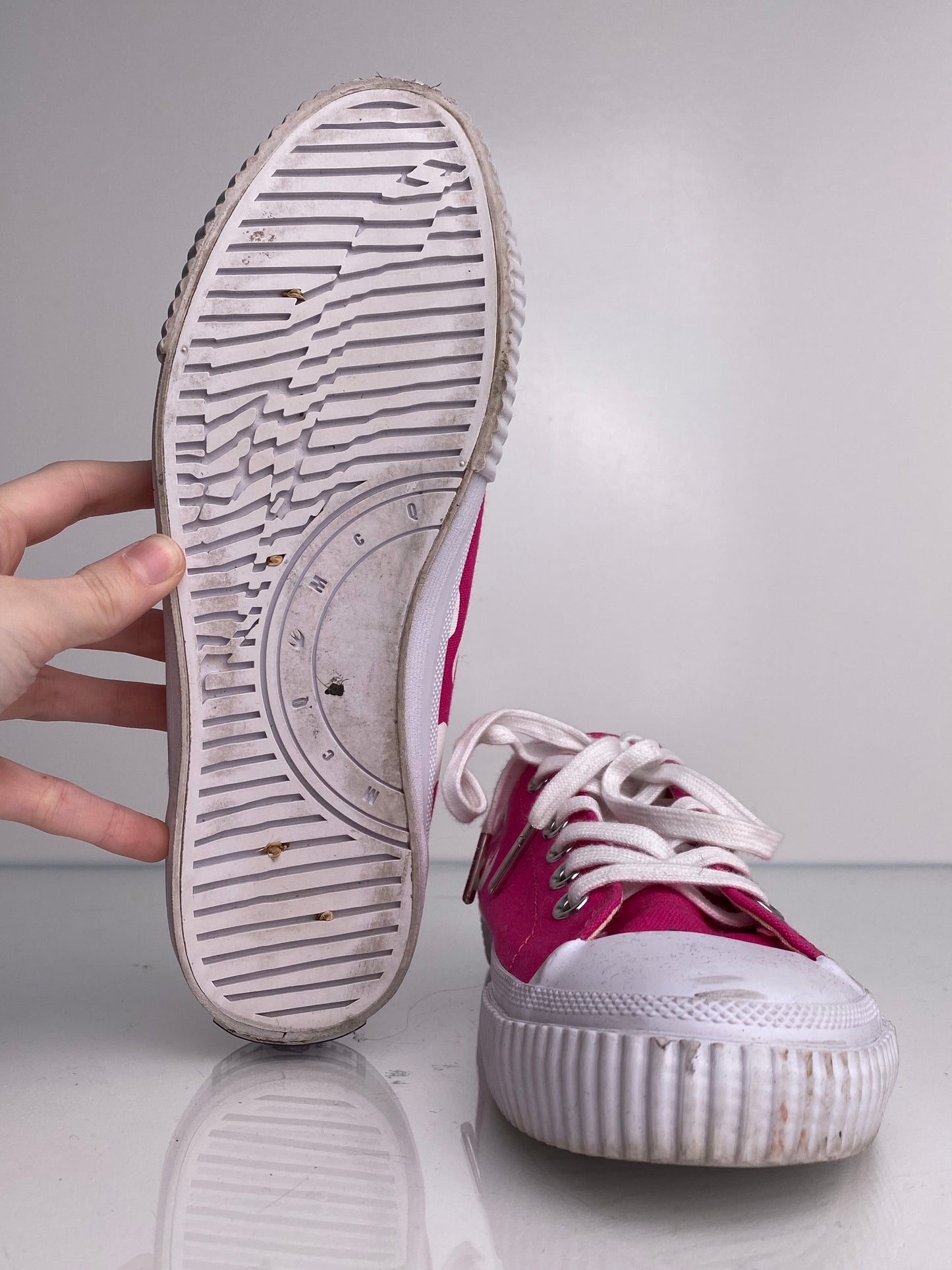 McQ Pink Bird Sneakers, 39