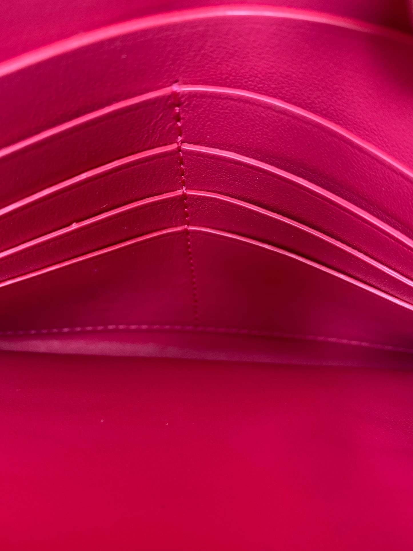 Bottega Veneta Pink Intrecciato Wallet On Strap Bag