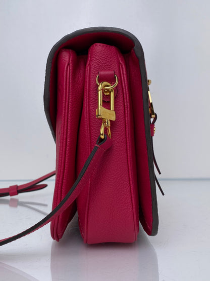 Louis Vuitton Pochette Motis Raspberry Empriente Bag GHW