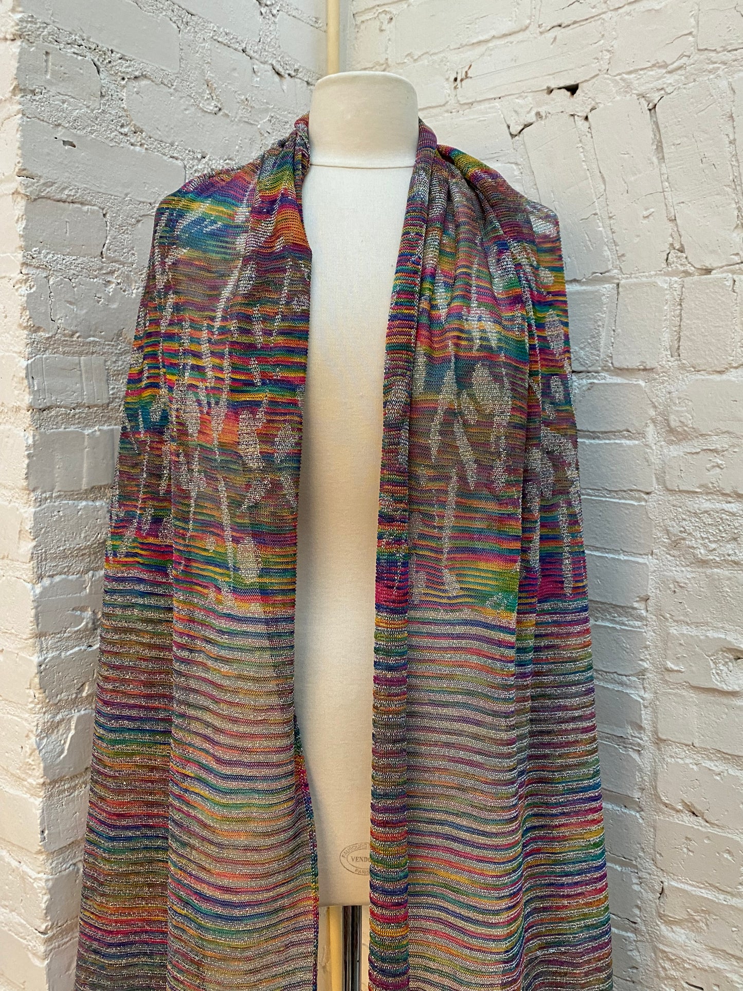 Missoni Silver & Rainbow Scarf