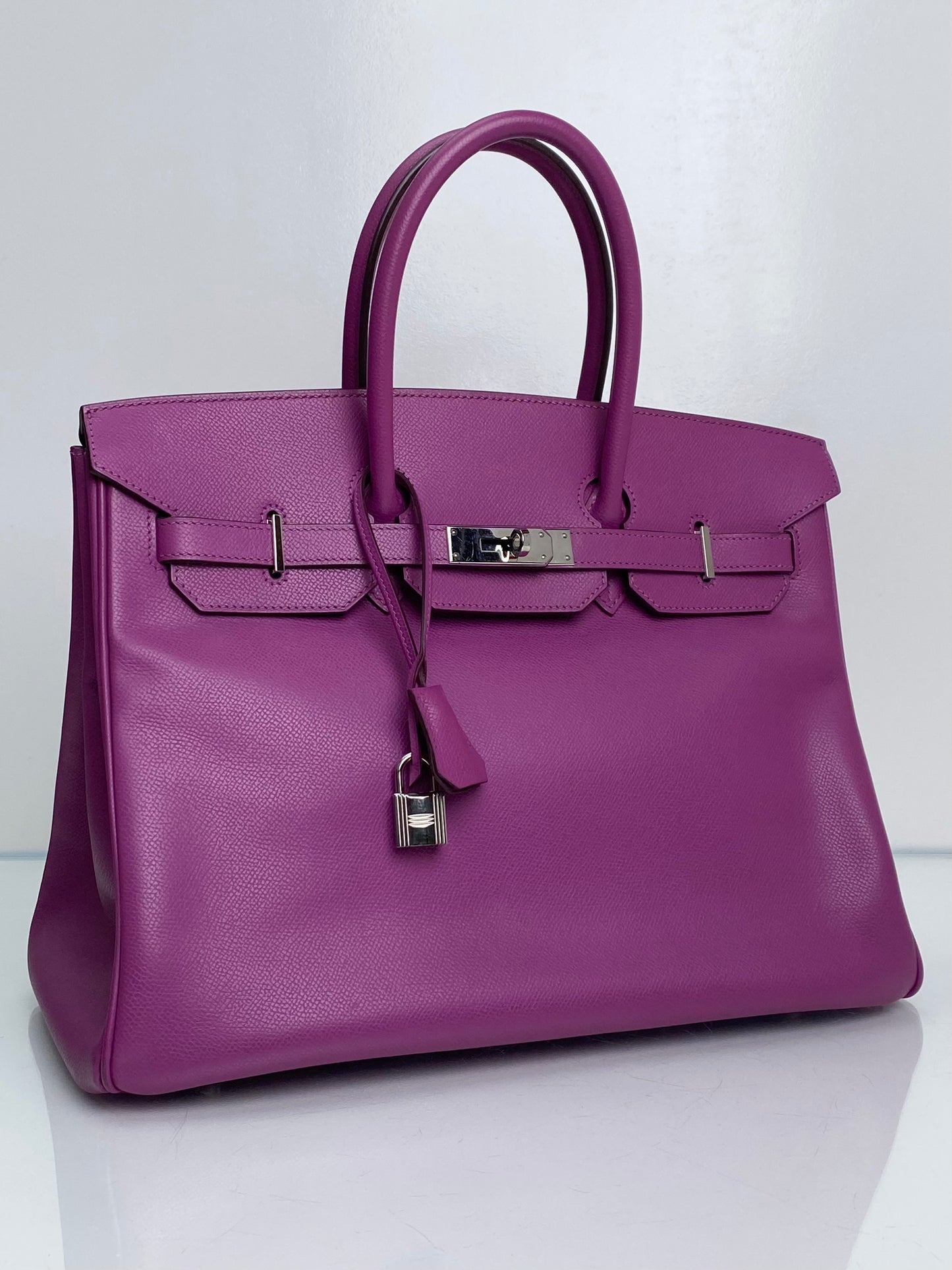 Hermes Birkin 35 Anemone Epsom PHW #I