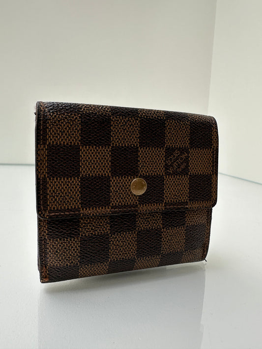 Louis Vuitton Damier Ebene Emilie Compact Wallet