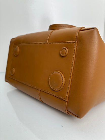 Off-White Tan Leather Tote