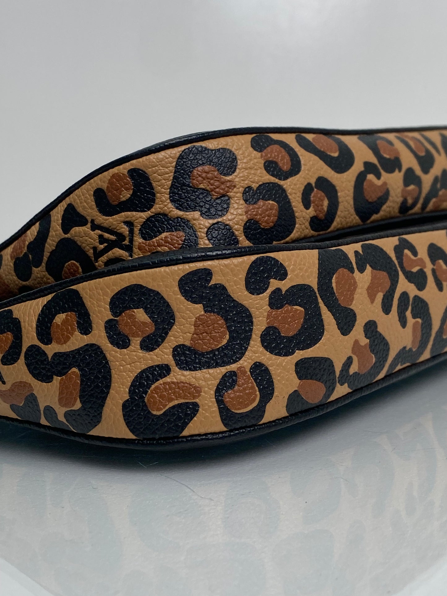 Louis Vuitton Black & Cheetah Giant Monogram Empreinte Multipochette Bag GHW