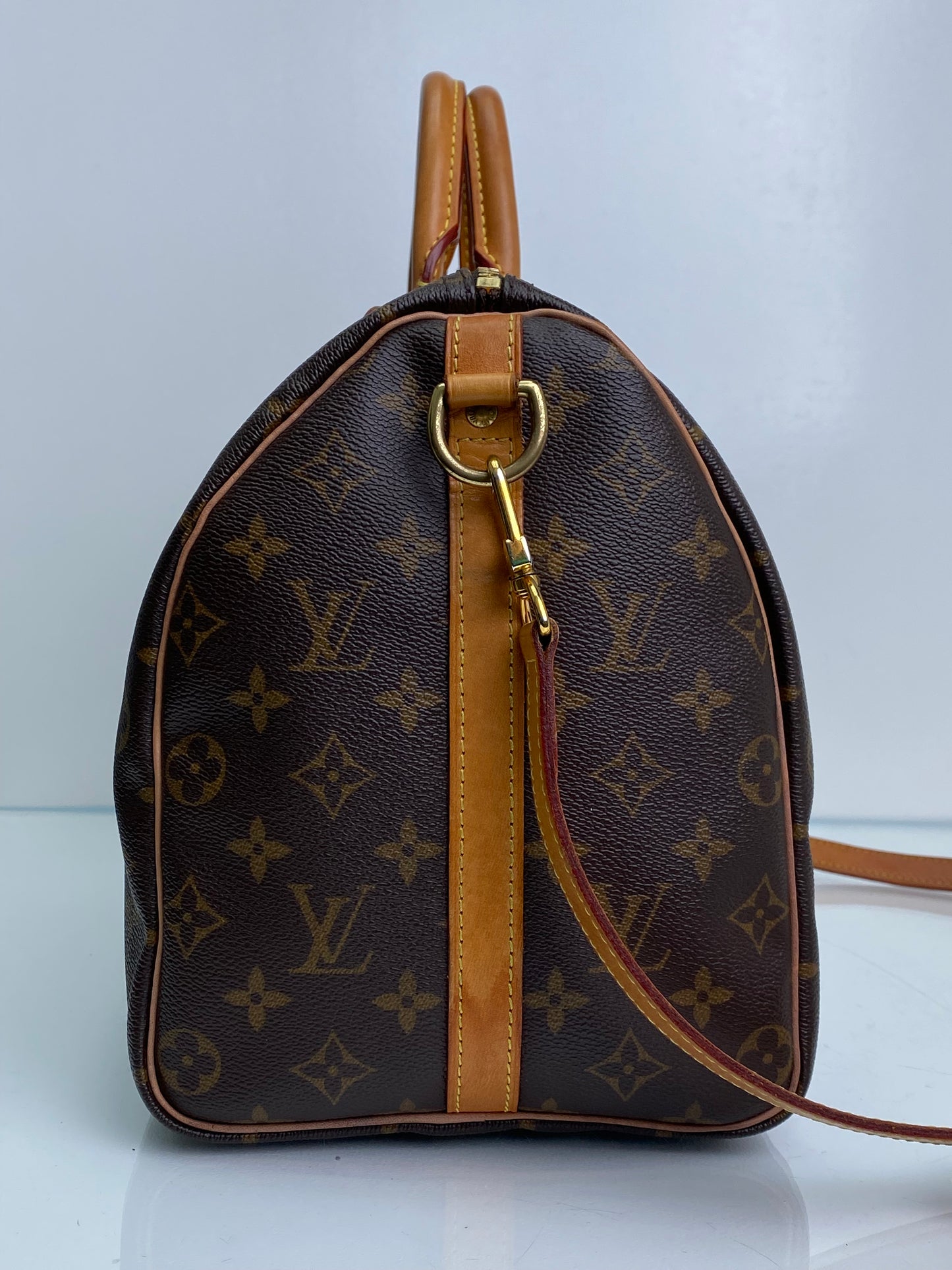 Louis Vuitton Monogram Speedy 35 Bandouliere Bag GHW