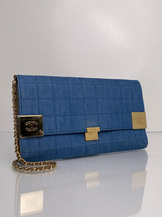 Chanel Denim Wallet Crossbody