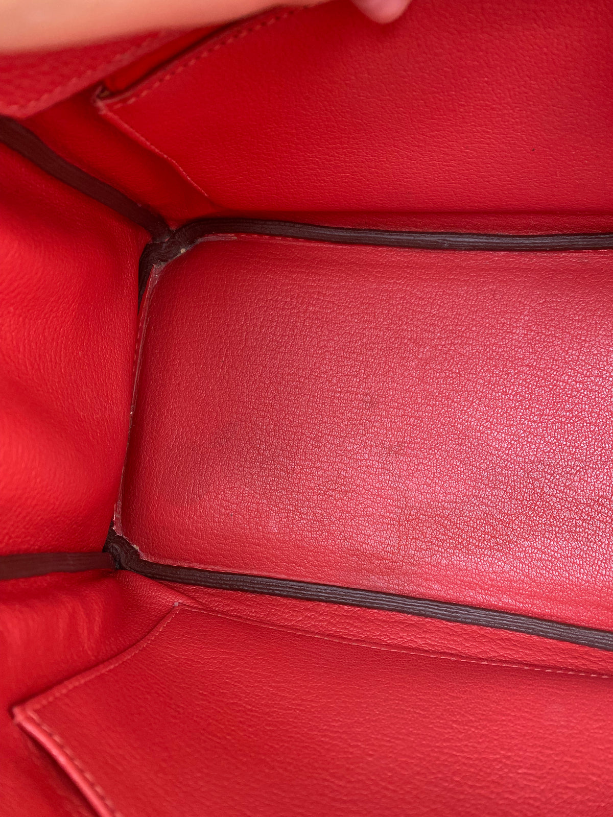 Hermes Birkin 25 Rouge Casaque Togo #C