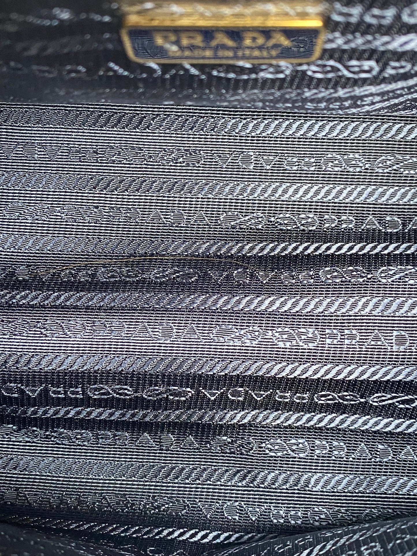 Prada Teal Bonnie Leather Shoulder Bag GHW