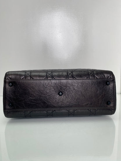 Dior Lady Black D-Sire Bag BHW