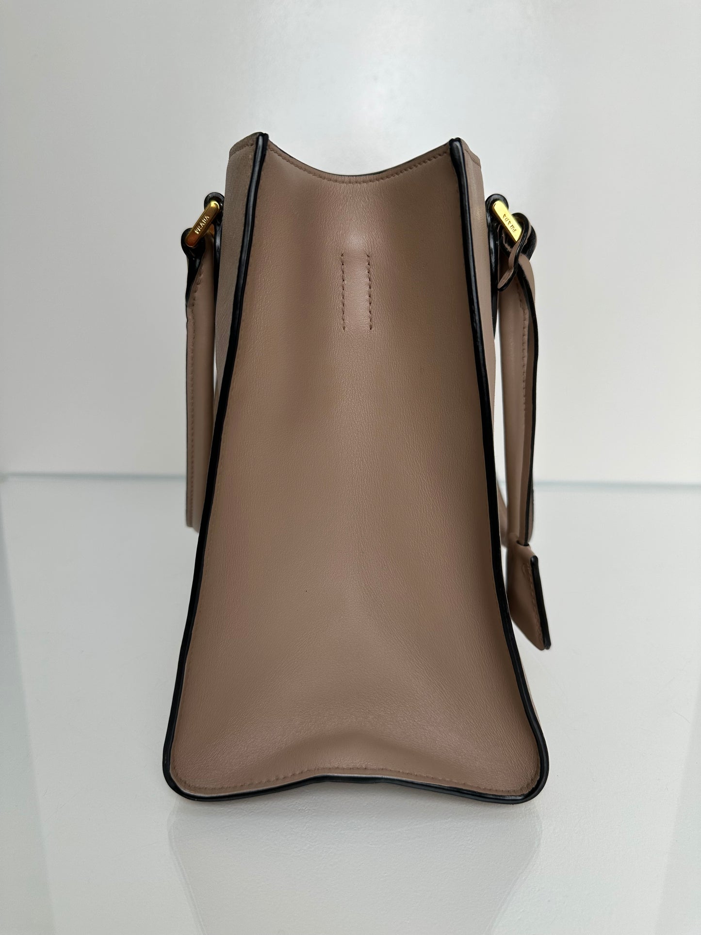 Prada Pink / Nude Saffiano Tote GHW (As Is)