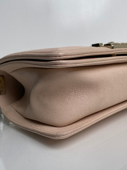 Chanel Small Boy Bag Light Pink Caviar Leather GHW