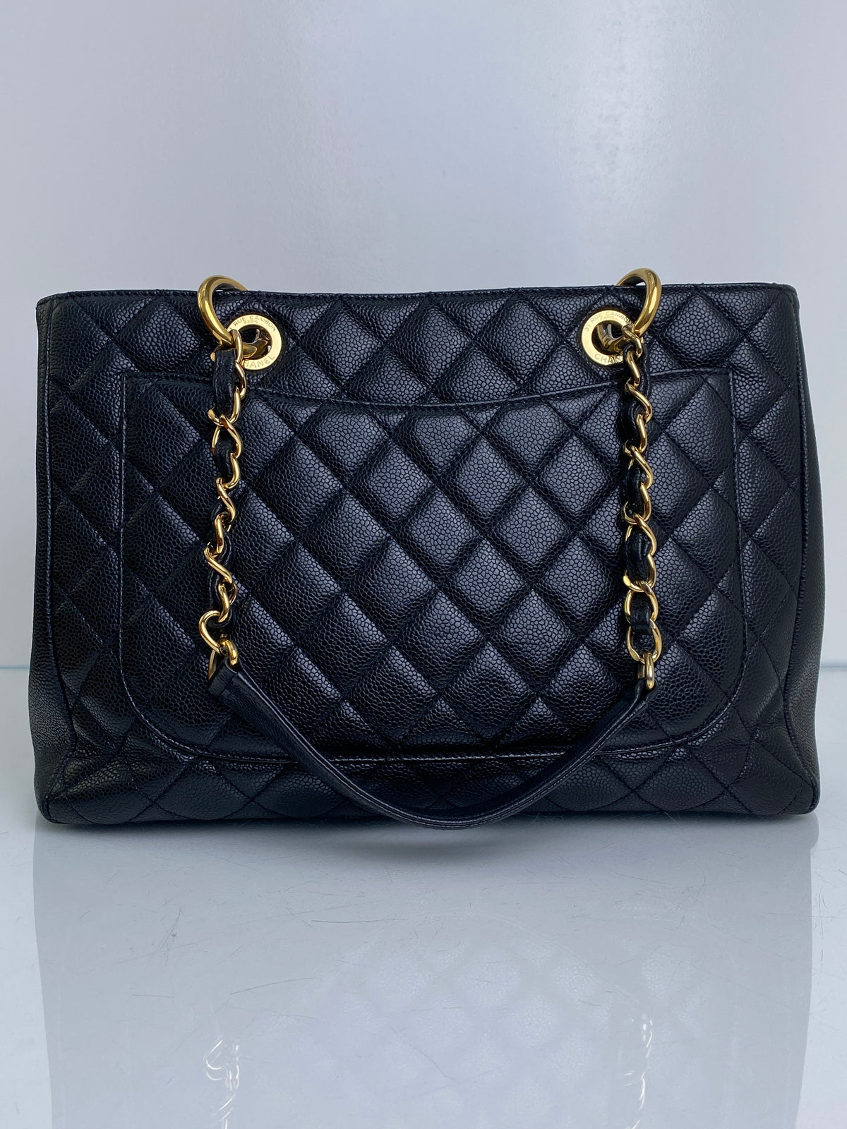 Chanel Black Caviar GST Bag GHW #17