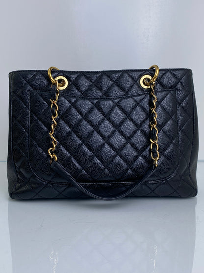 Chanel Black Caviar GST Bag GHW #17