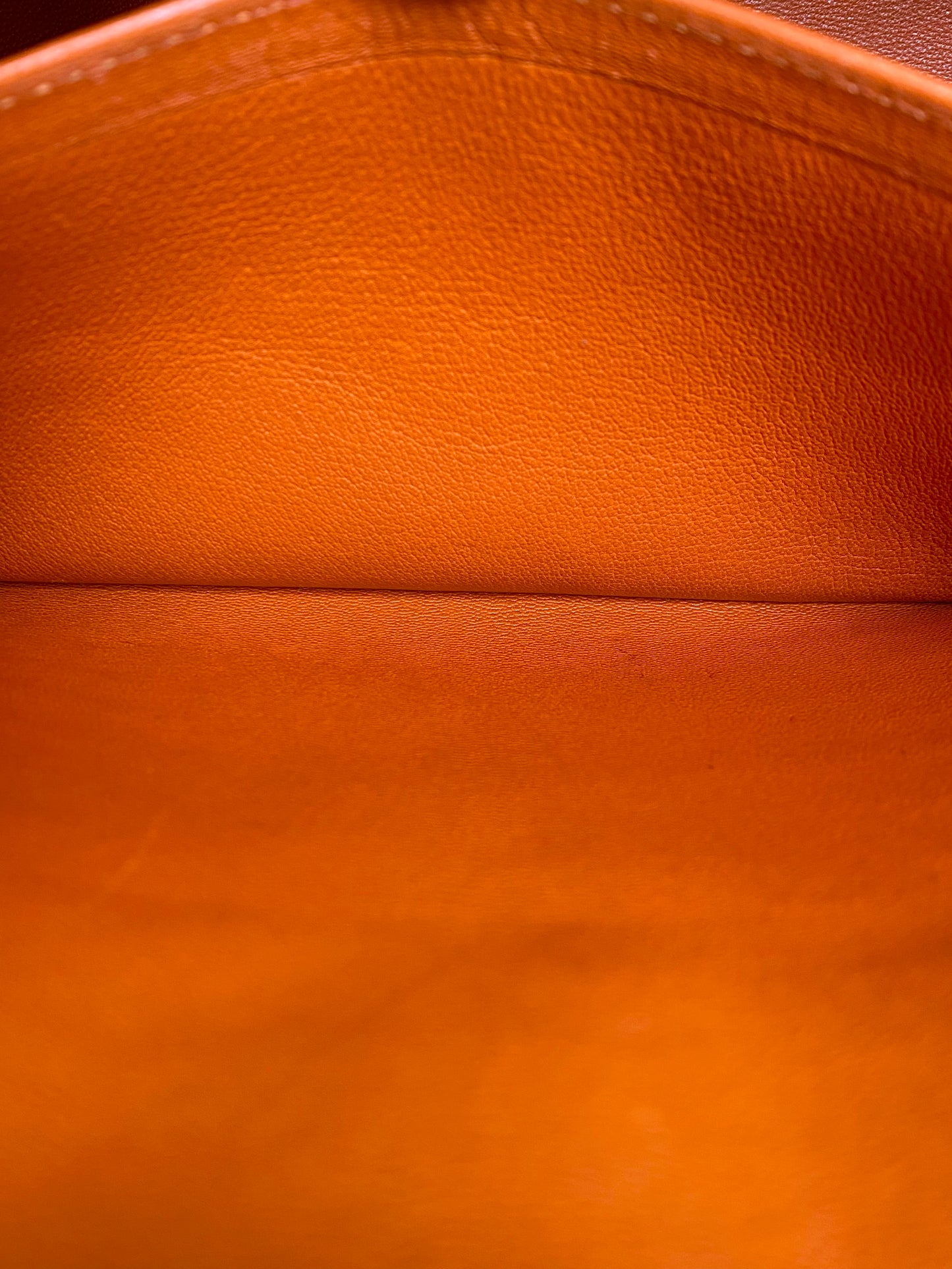 Hermes Birkin 35 Orange Shiny Porosus Crocodile PHW #P