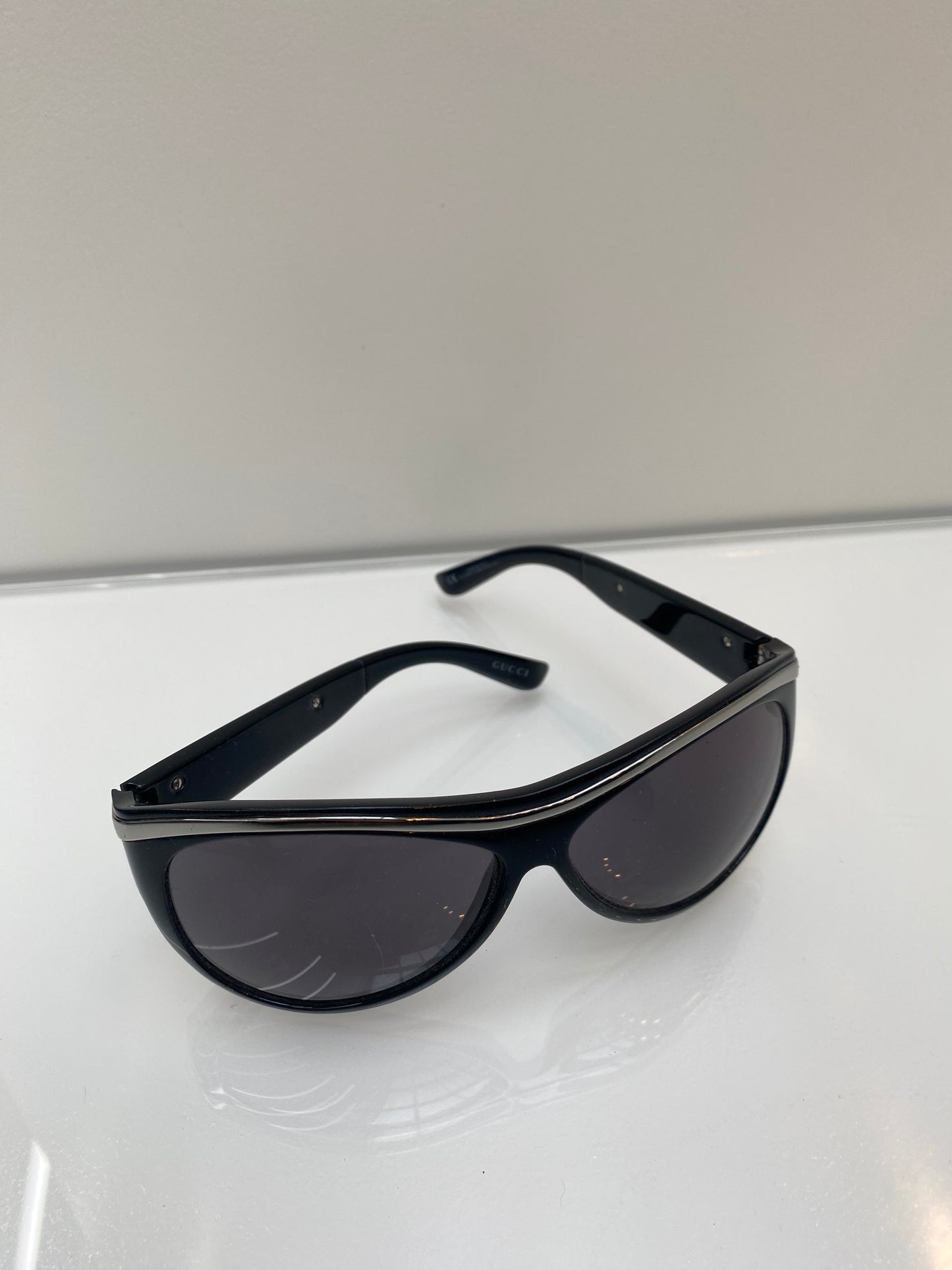 Gucci Sunglasses Black With Silver