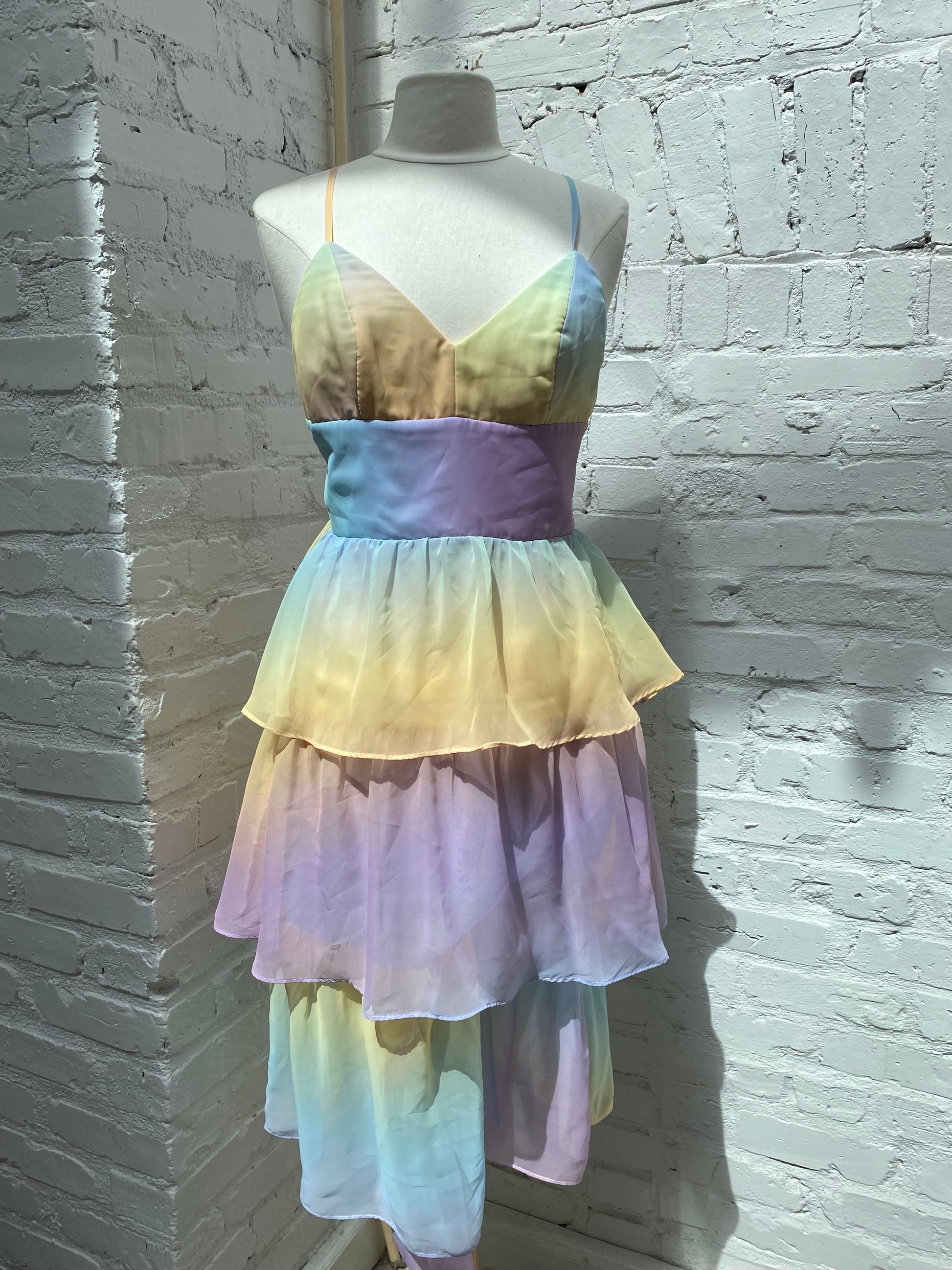 Amanda Uprichard Pastel Maxi Dress, M Amanda Uprichard Pastel Maxi Dress, M