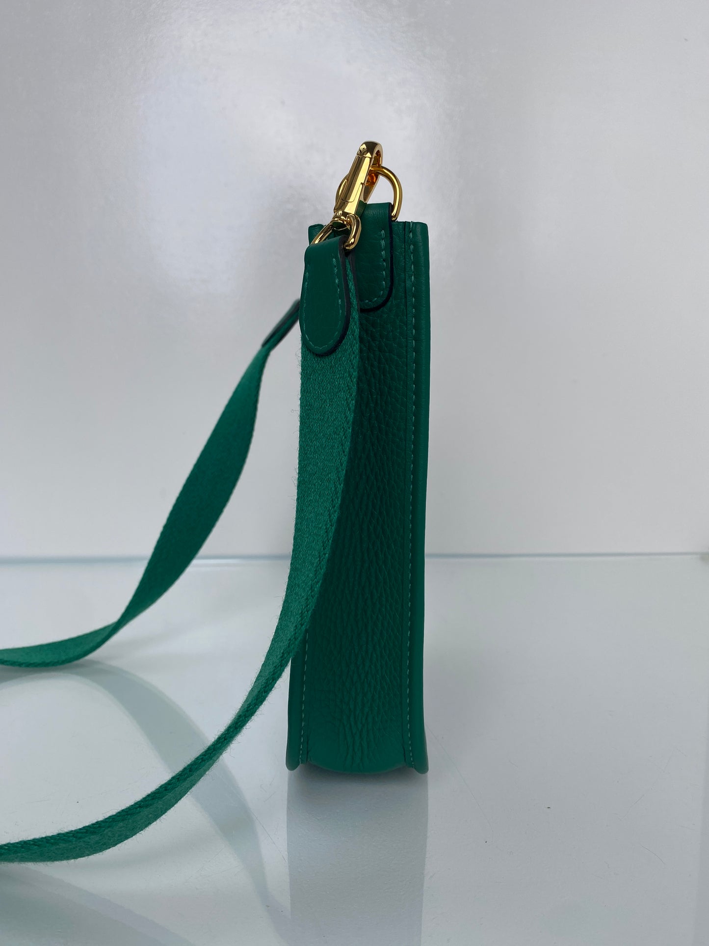 Hermes Evelyn TPM Vert Vertigo Taurillon Clemence GHW