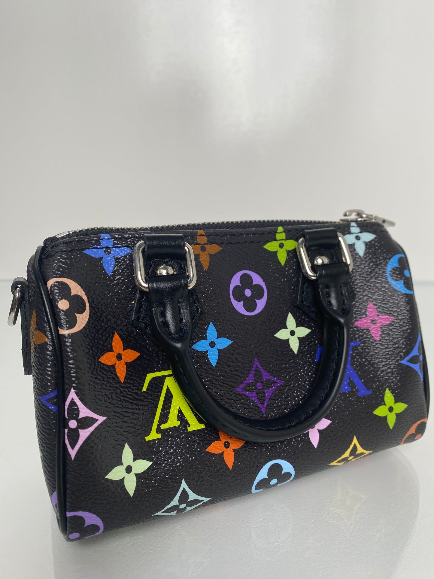 Louis Vuitton x Murakami Nano Speedy Black Monogram