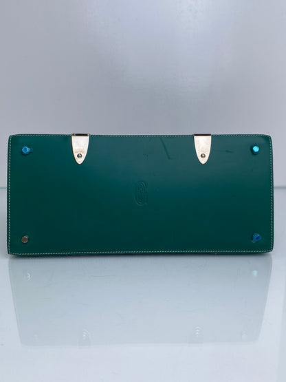 Goyard Green & Tan Saigon GM Tote Bag SHW