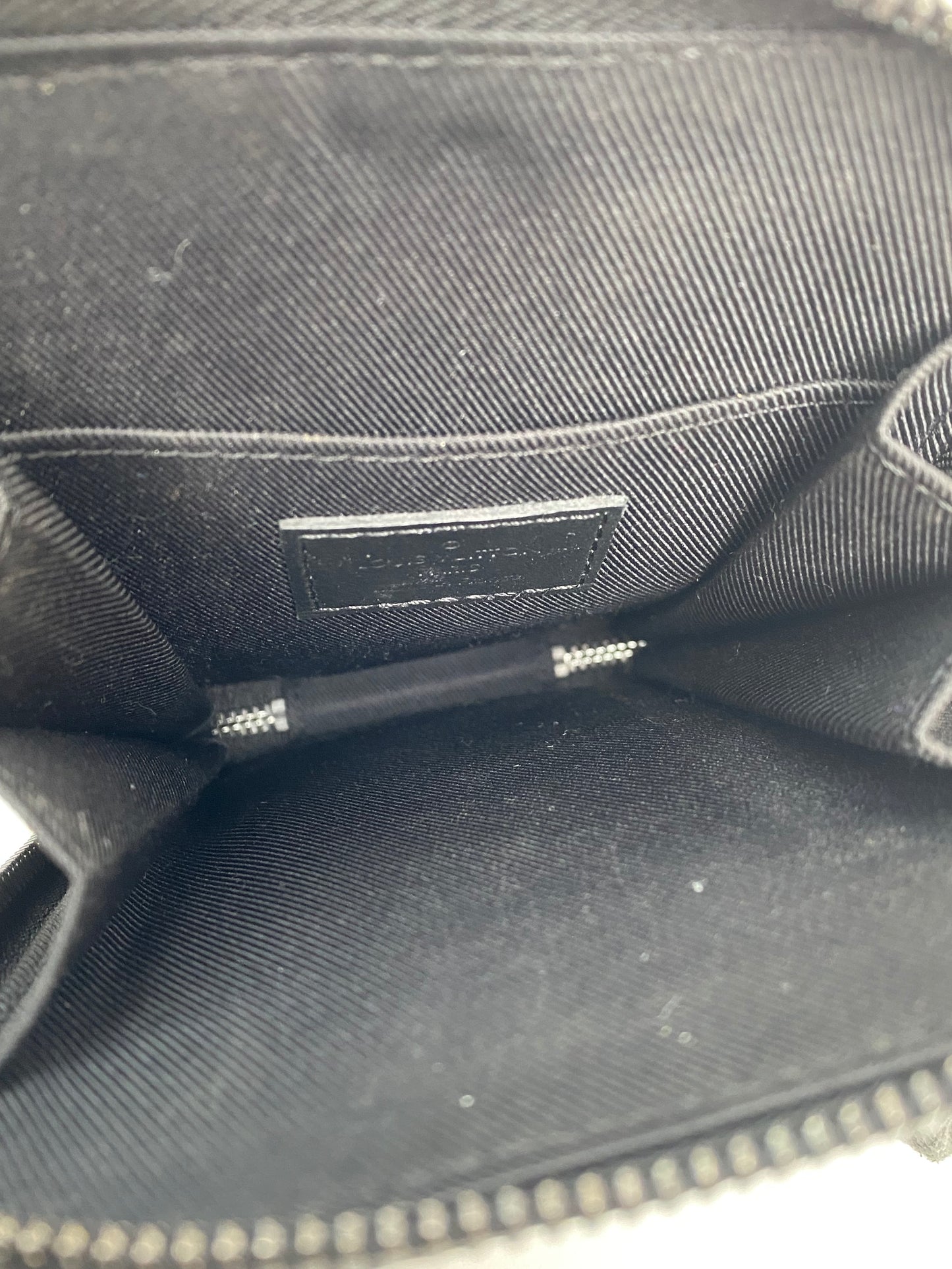 LV Black Aerogram Phone Bag