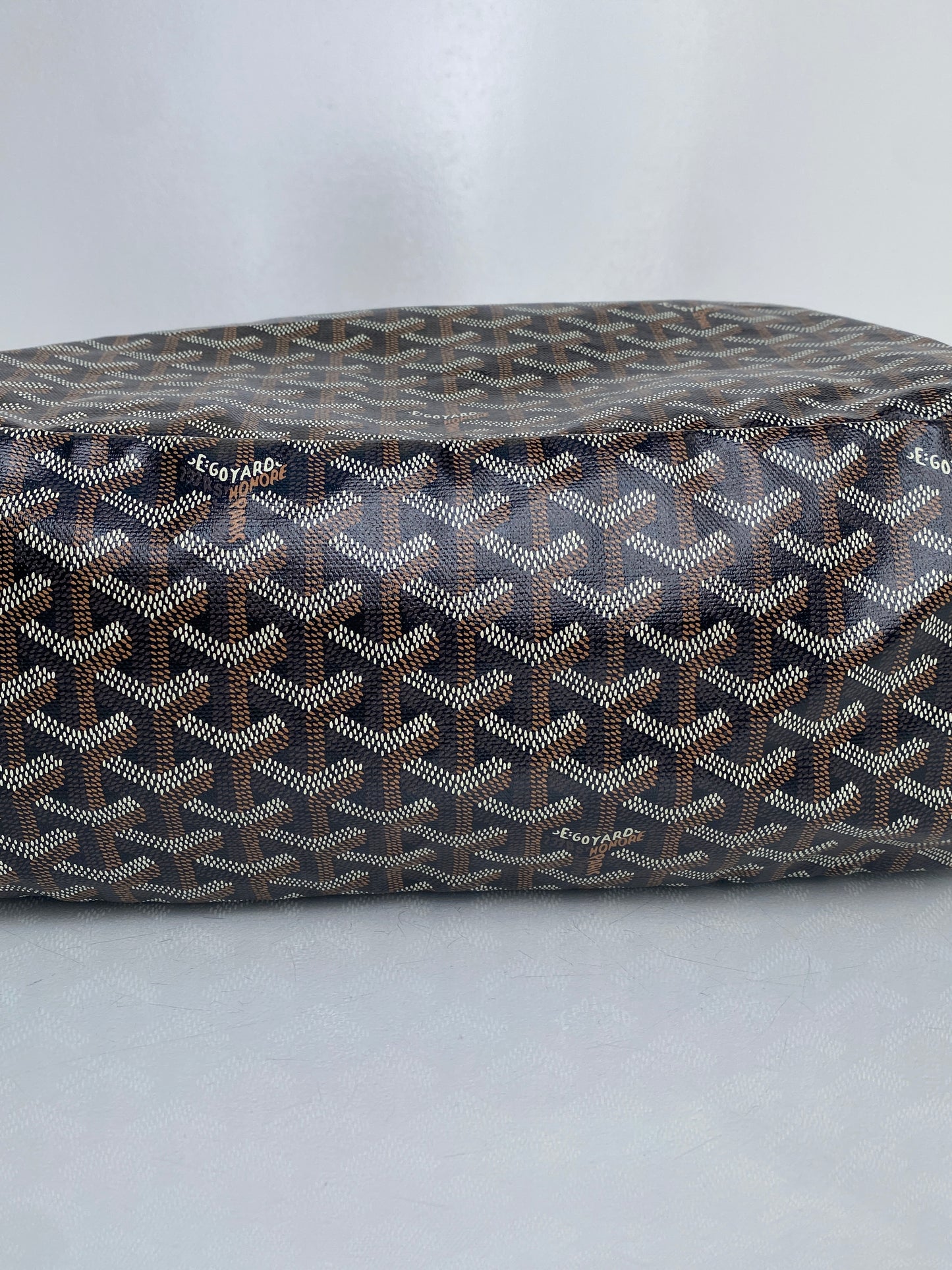 Goyard Black Saint Louis Canvas Tote PM