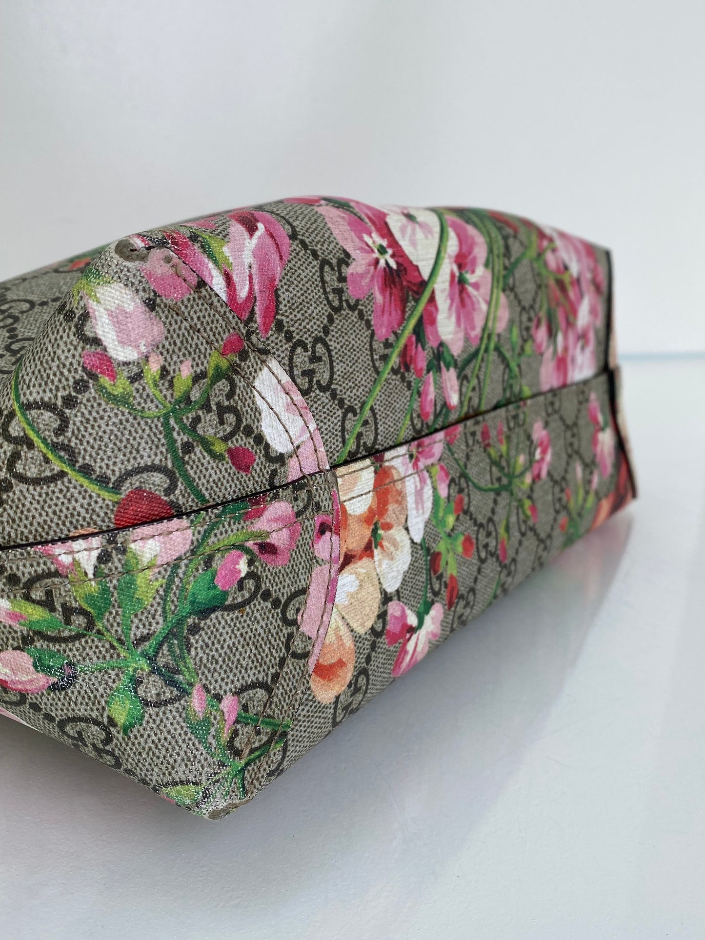 Gucci GG Pink Blooms Tote Bag (As Is)