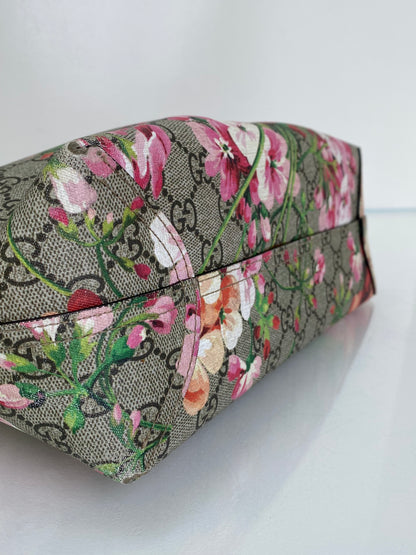 Gucci GG Pink Blooms Tote Bag (As Is)