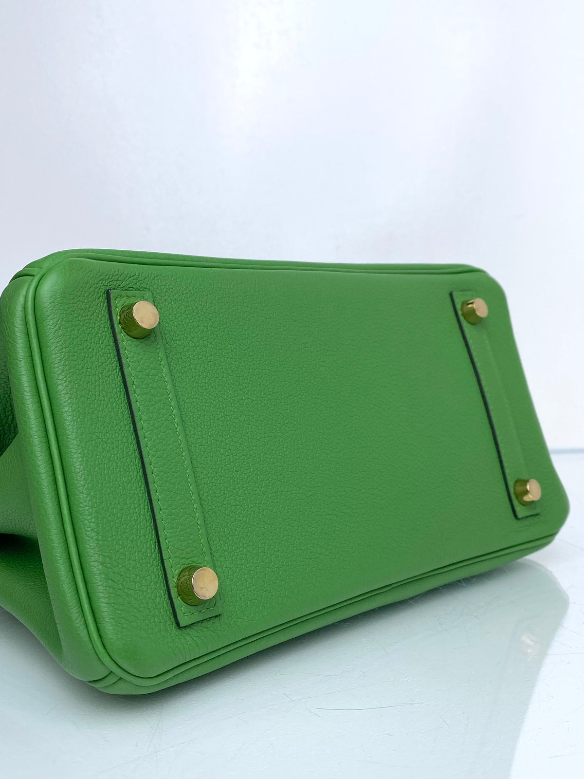 Hermes Birkin 25 Vert Yucca Togo GHW #B