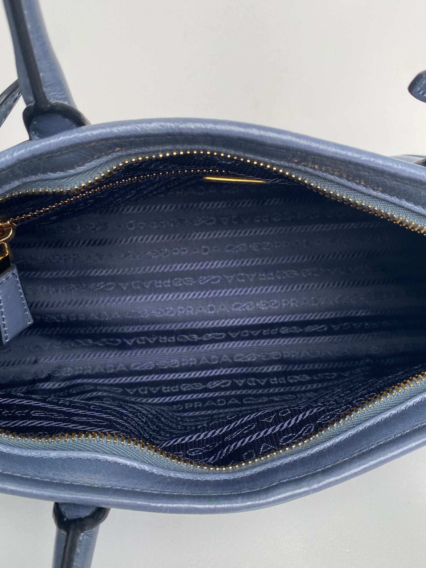 Prada Bonnie Medium Airfare Blue GHW